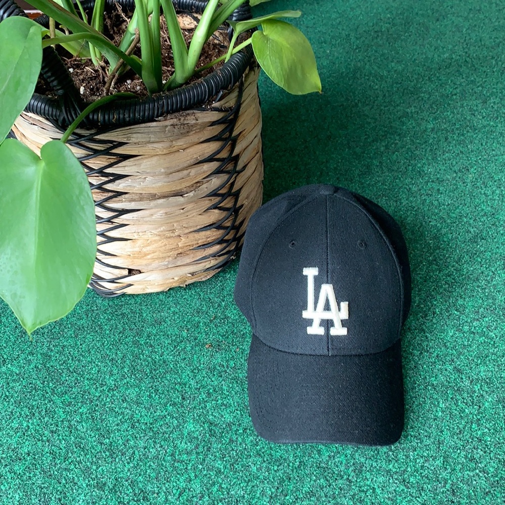 Black LA Dodgers Hat.